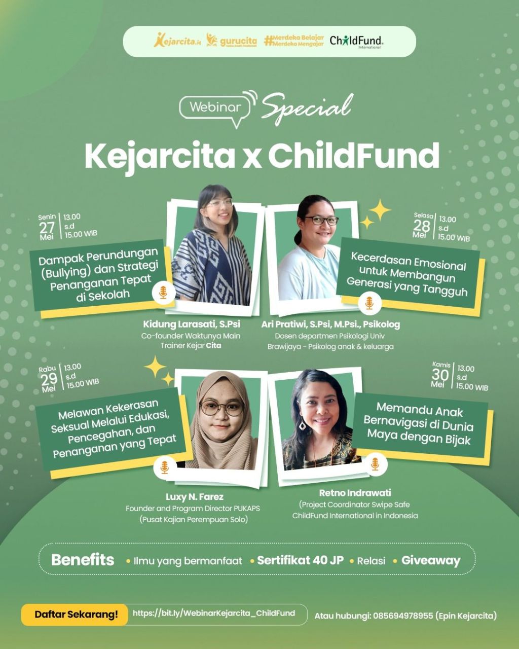 WEBINAR SPECIAL – Kejarcita X&nbsp;ChildFund